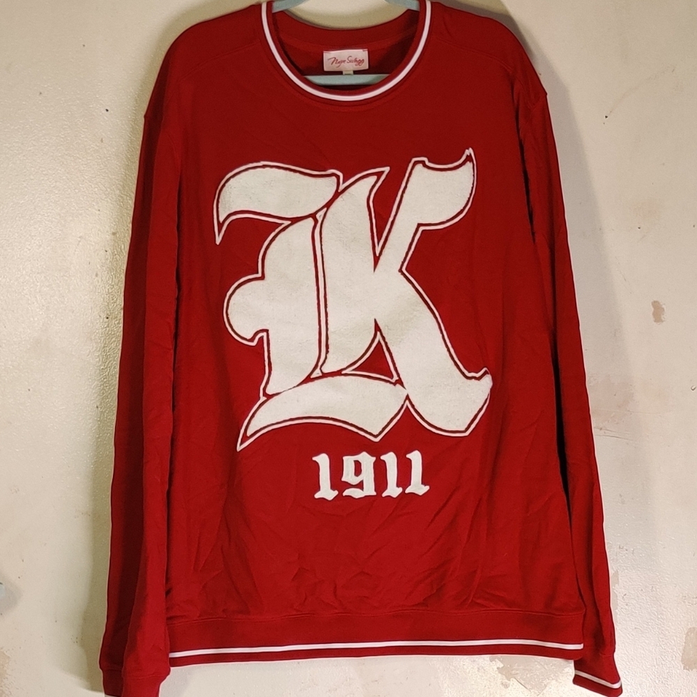 KAPPA ALPHA PSI 1911 Crewneck Sweatshirt with White Lettering 2X NUPE SWAGG